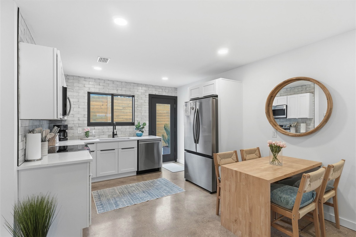 Small Serenity 2's open dining are and fully remodeled kitchen!