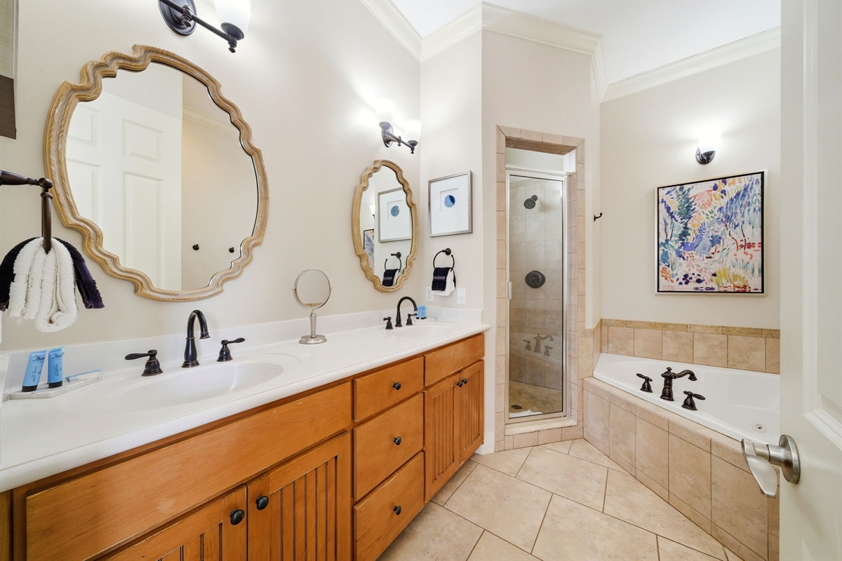Enjoy the luxury of a private ensuite, complete with modern fixtures and a bright, clean design.