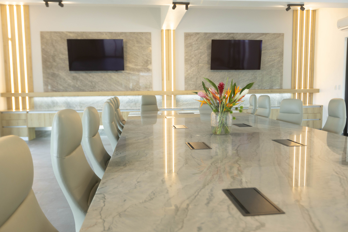 Elegant marble table 
