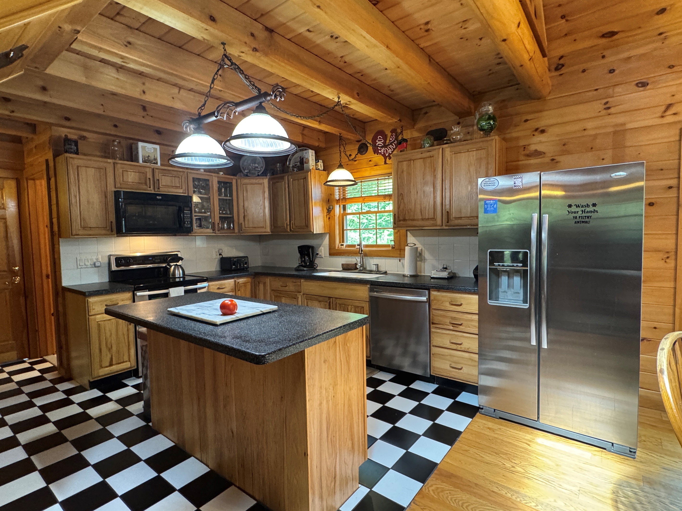 Kitchen with island
