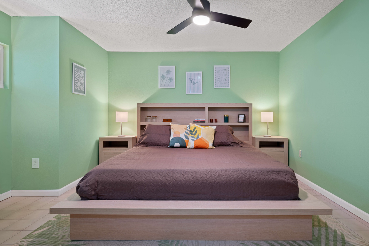 A cozy space to unwind after a day of exploring St. Thomas.