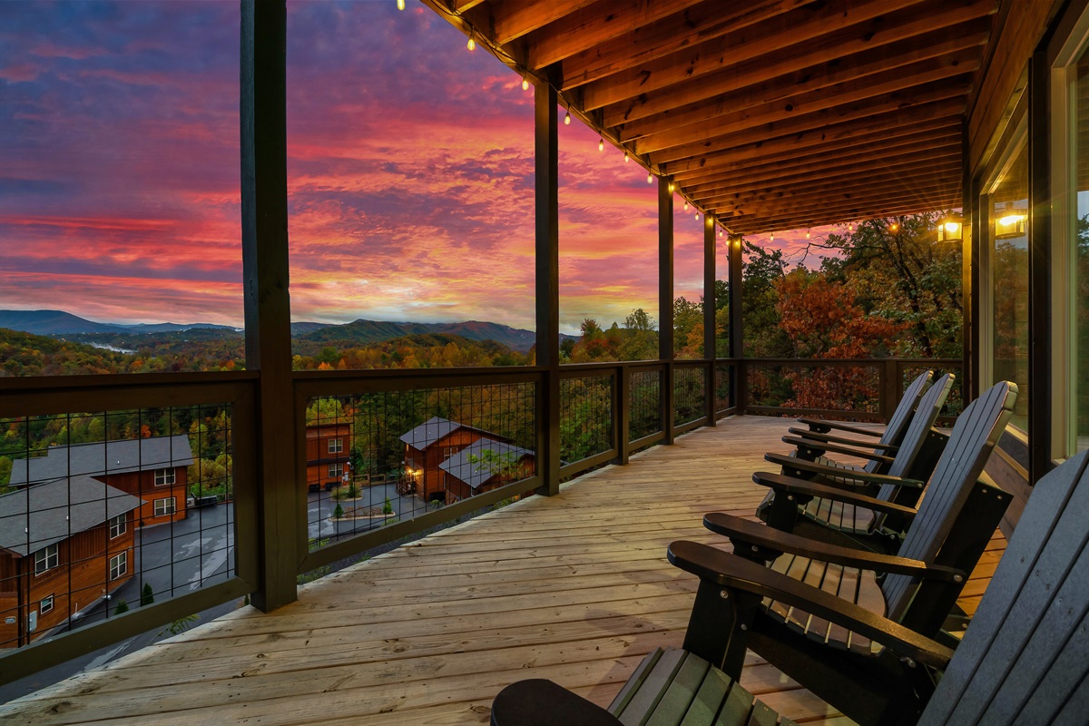 Perfect spot to enjoy sunrise and sunset views.
