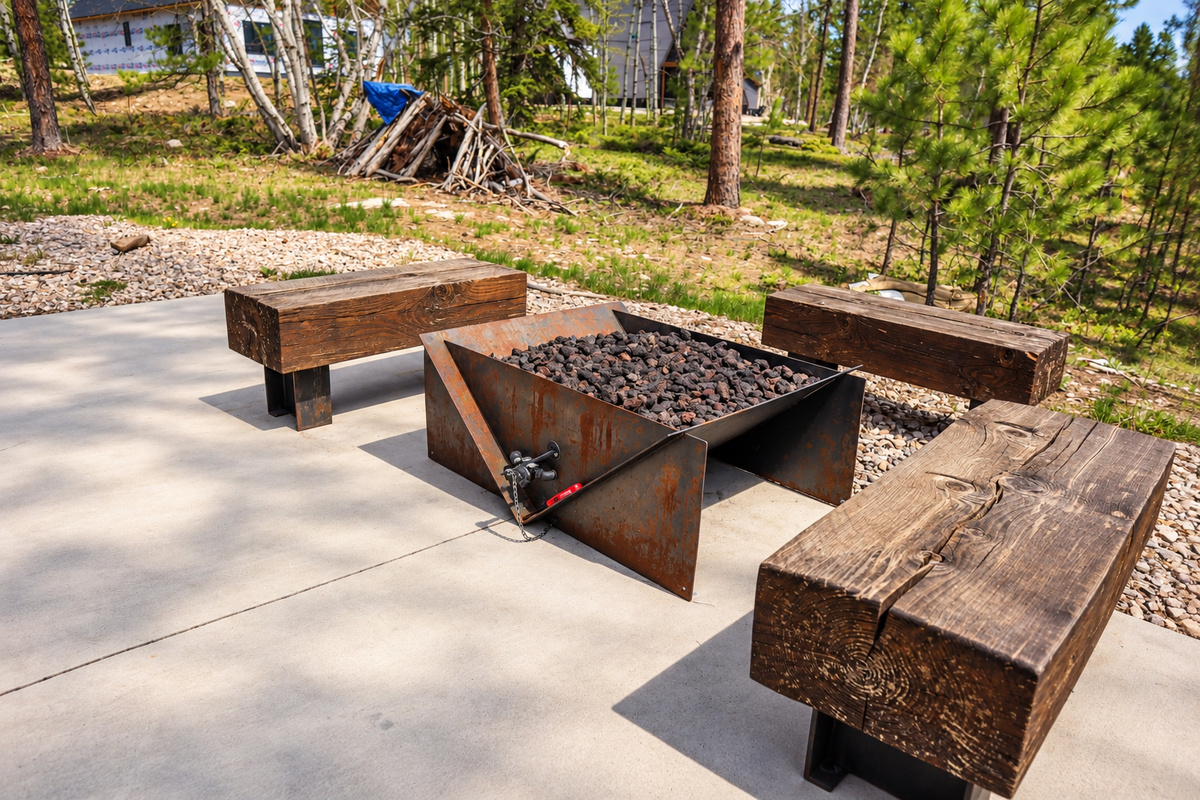 Gas firepit outback