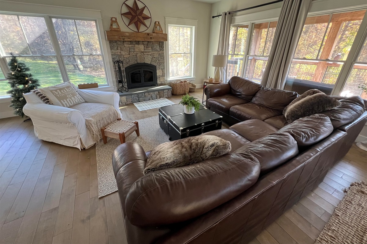 Wood Burning Fireplace