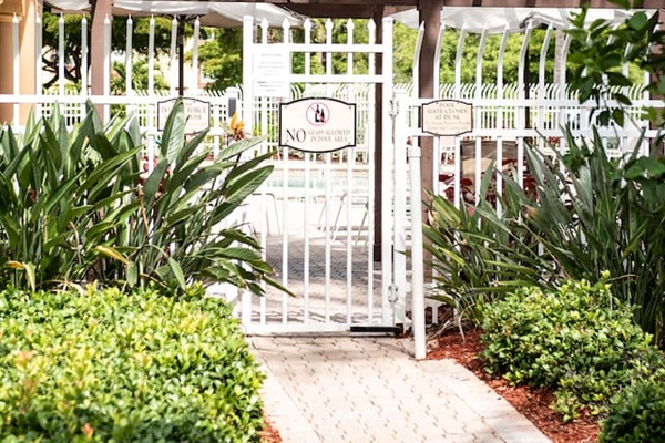 Entrance to the Pool