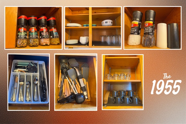 Well appointed kitchen complete with basic spices and all the gadgets you could need.