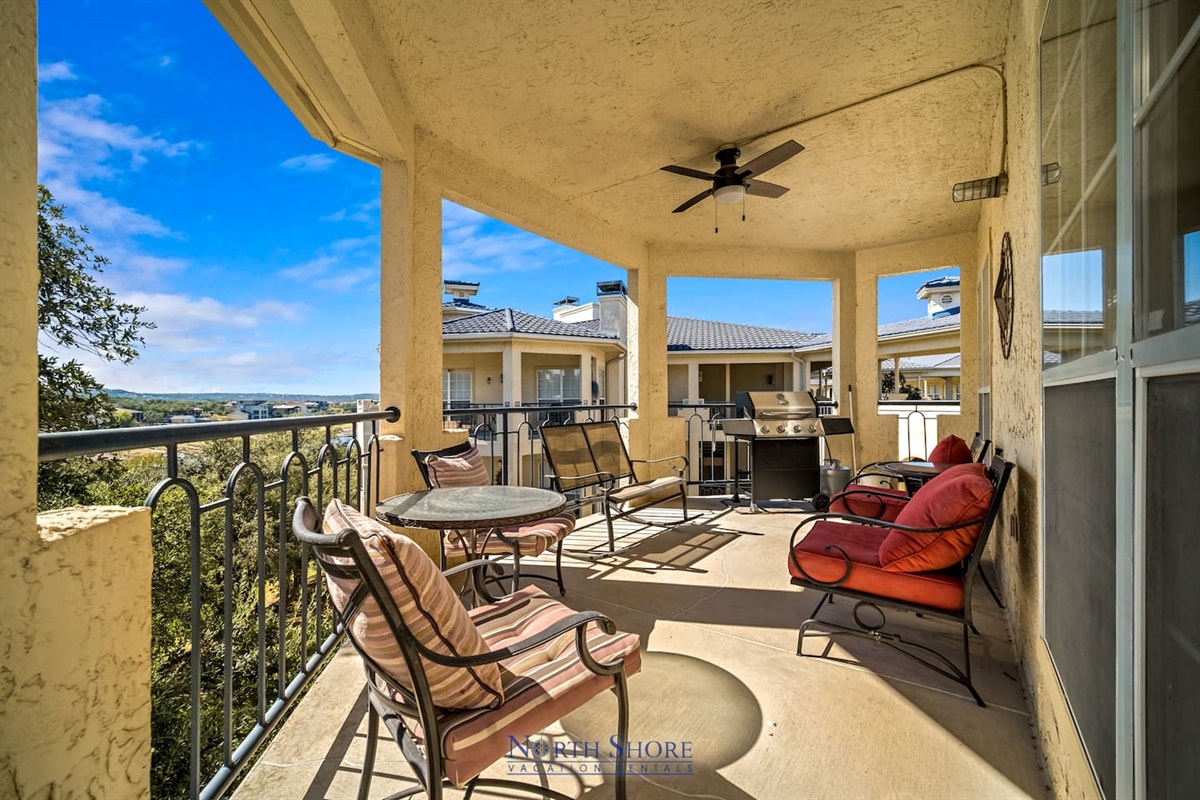 Multiple Seating Areas on Patio