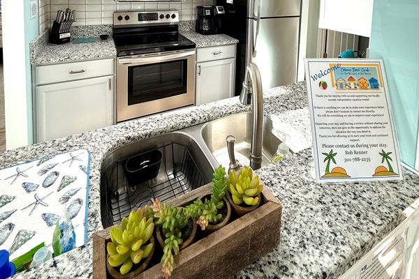Fully Stocked Kitchen