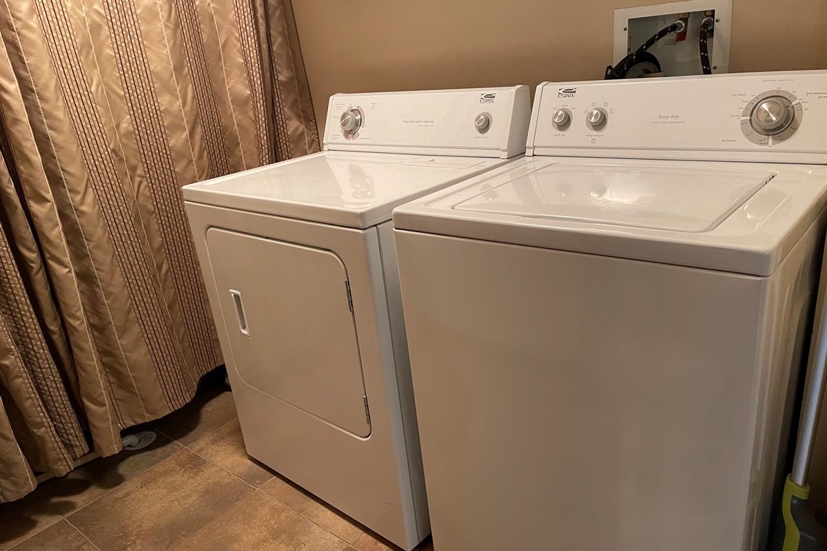 Washer & Dryer in condo