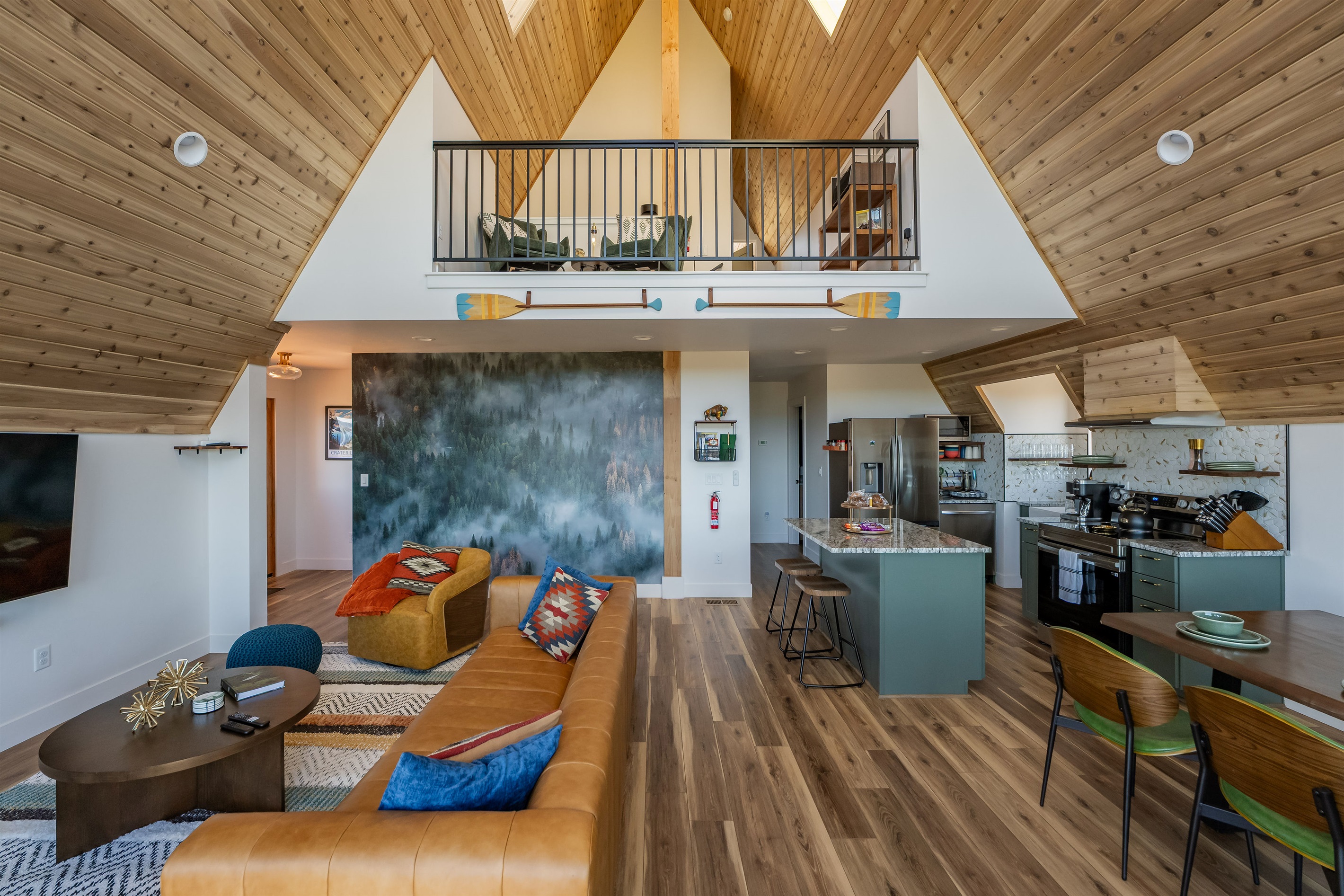 The Loft Overlooks The Main Floor
