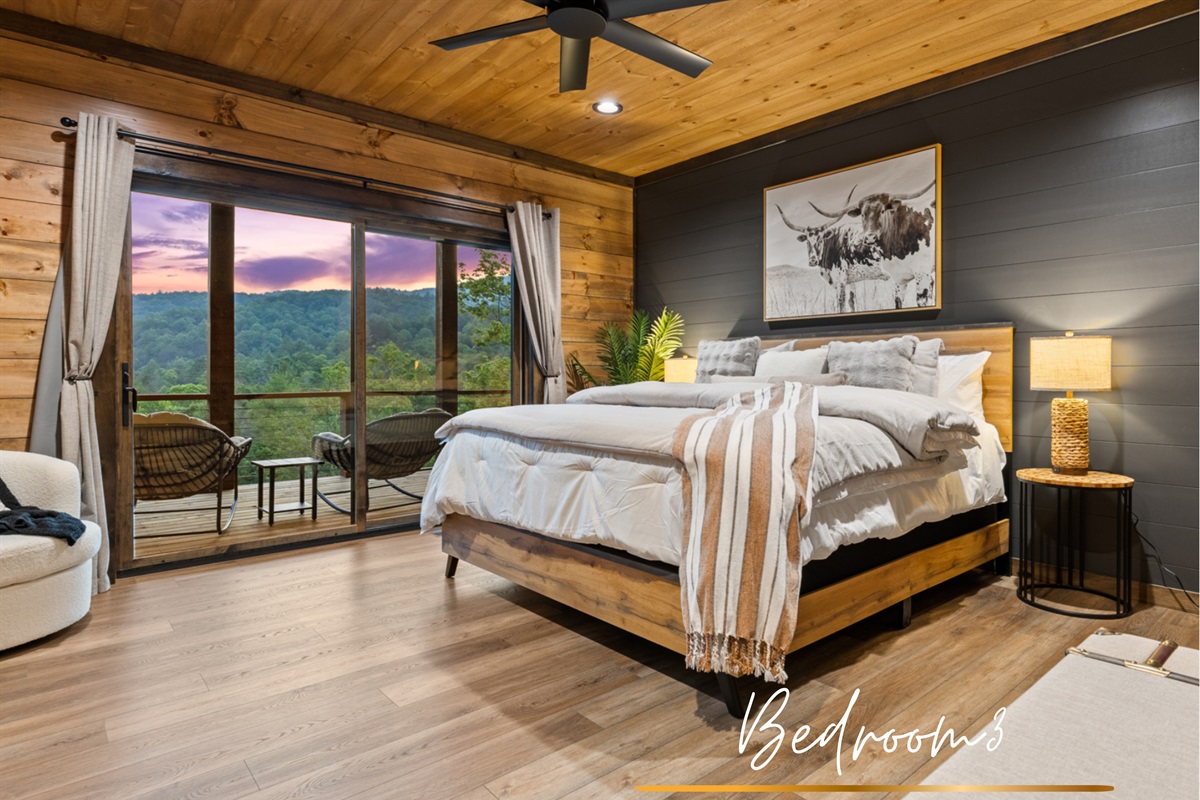 Beige hues, cozy cushions, and a balcony for daydreams.