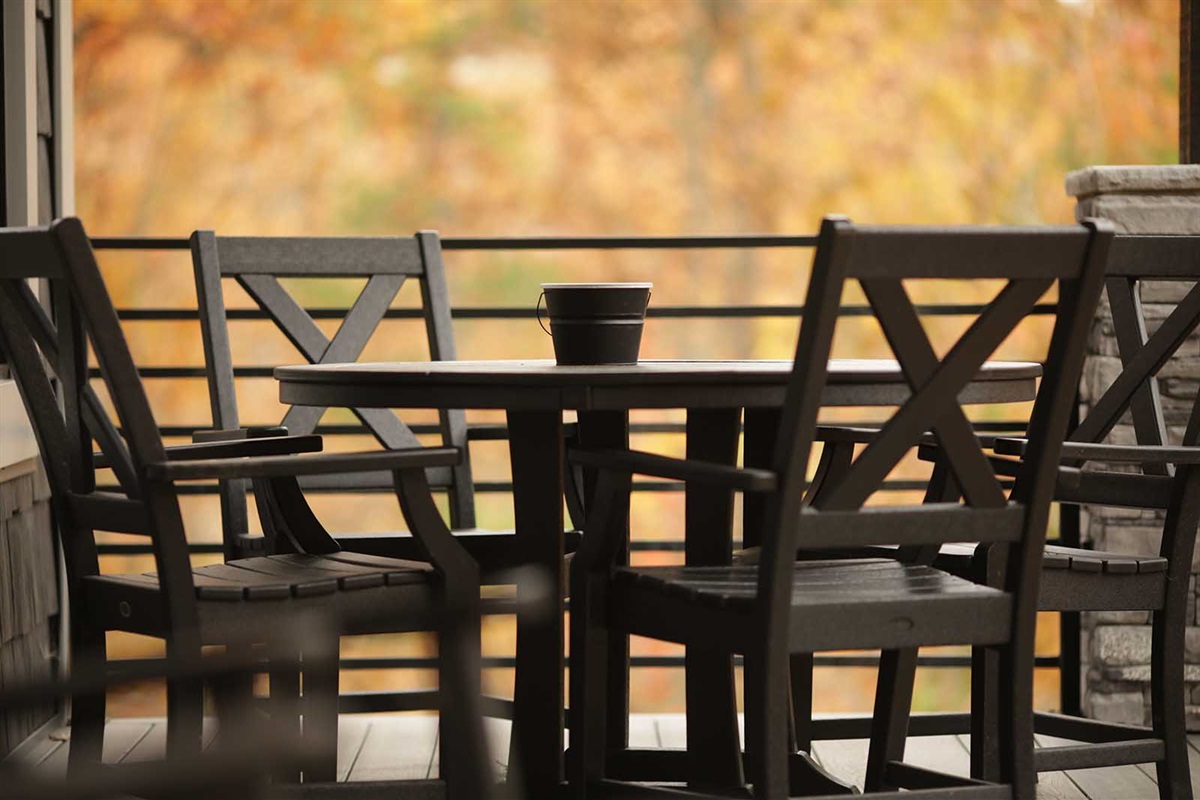 Porch dining seating