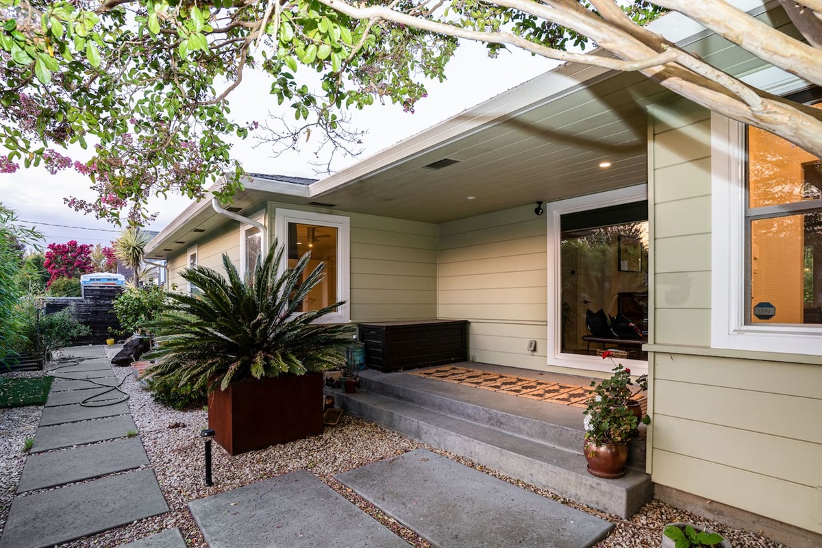 House entrance.