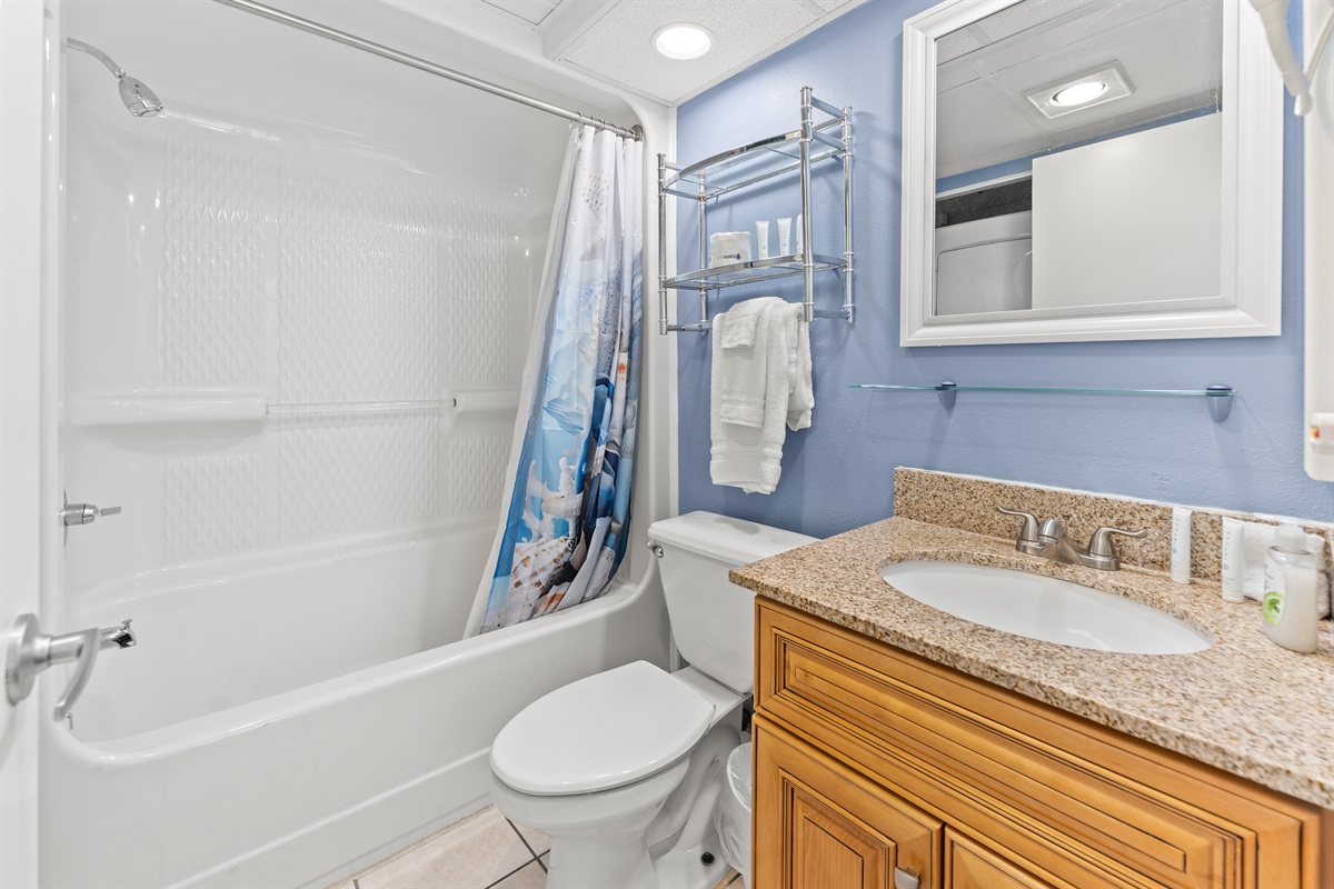 Main Bathroom with Tub/Shower combo