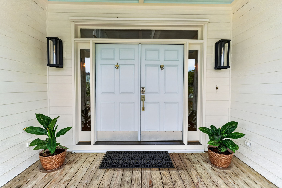 Front Door | Twin Palms | 914 Carolina Blvd | Isle of Palms, SC | IOP Escapes