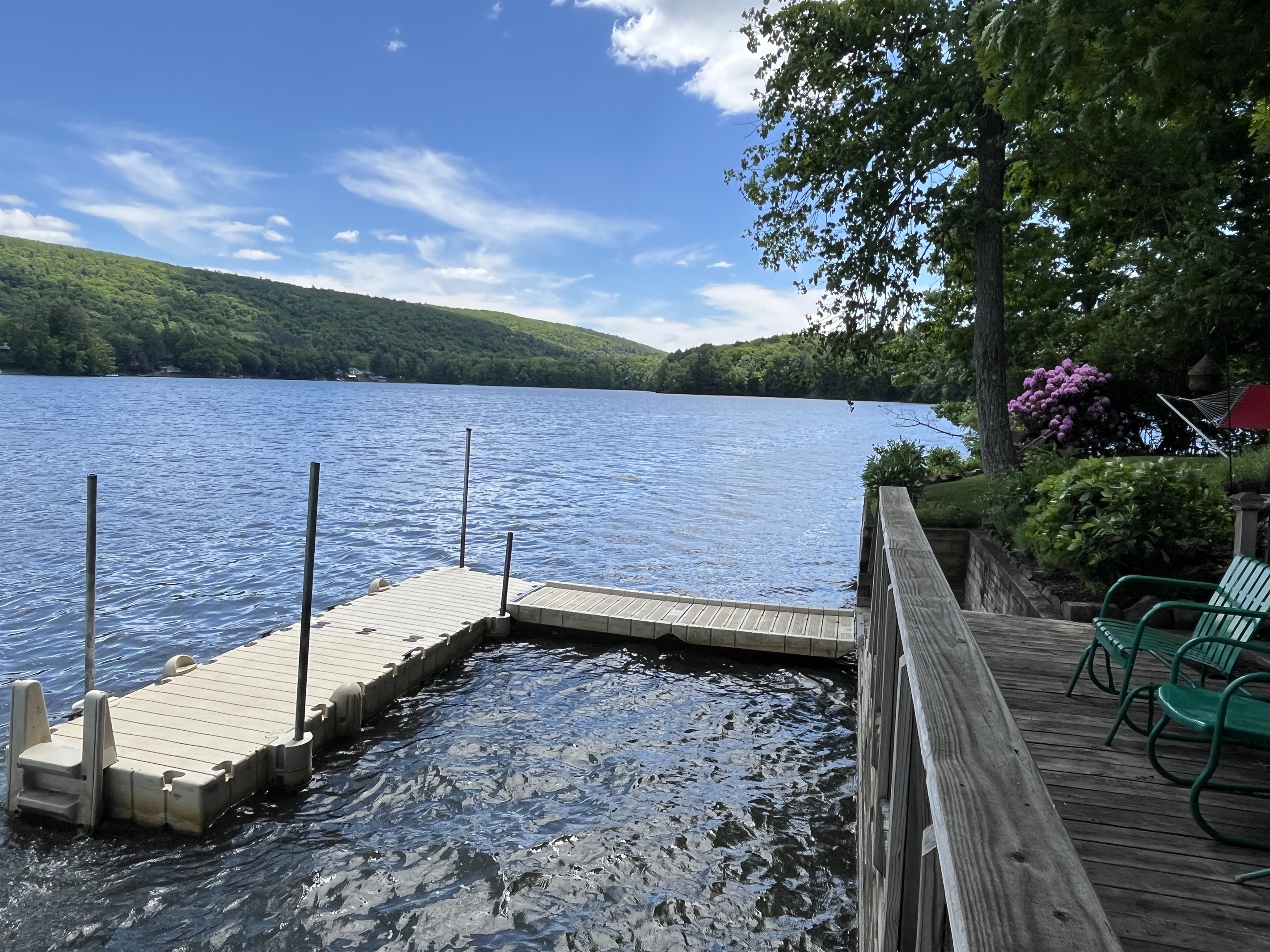 Dock at Rose Cottage waterfront
