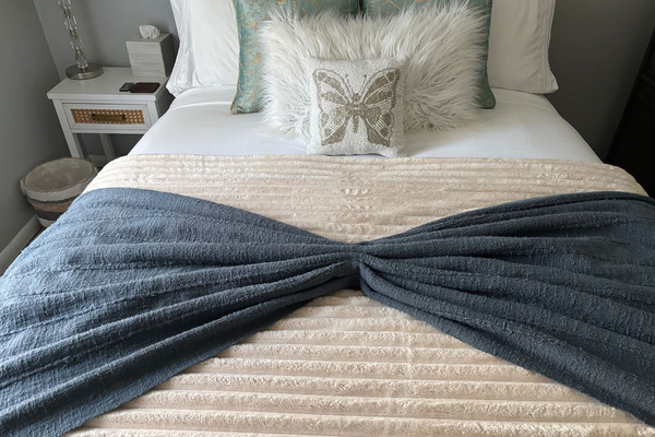 Plush robes are provided for guests to use during their stay.