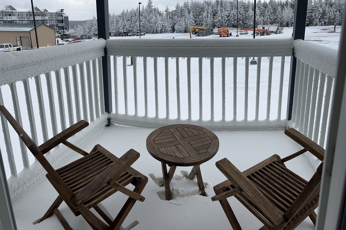 Your own private balcony.