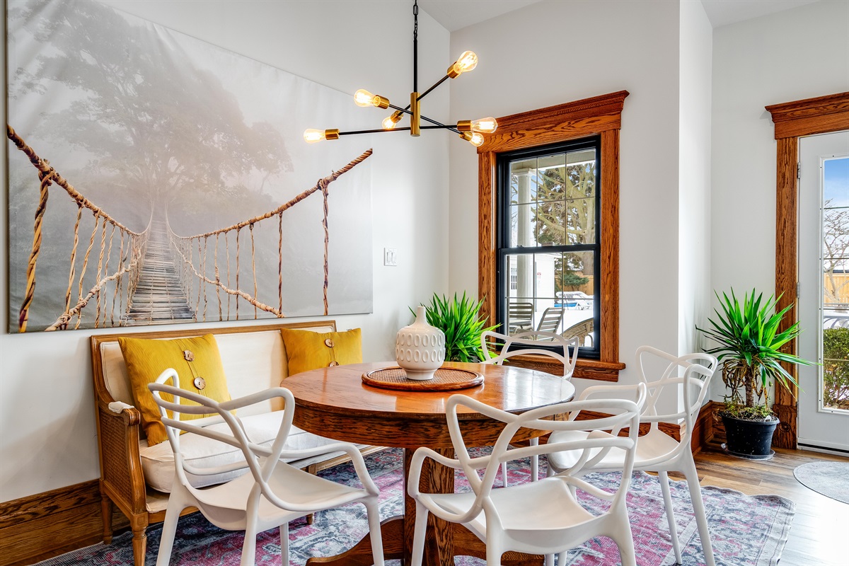 What better way than to wake up in the morning sitting by the window, with a fresh brewed cup of coffee before that morning dip in the pool.