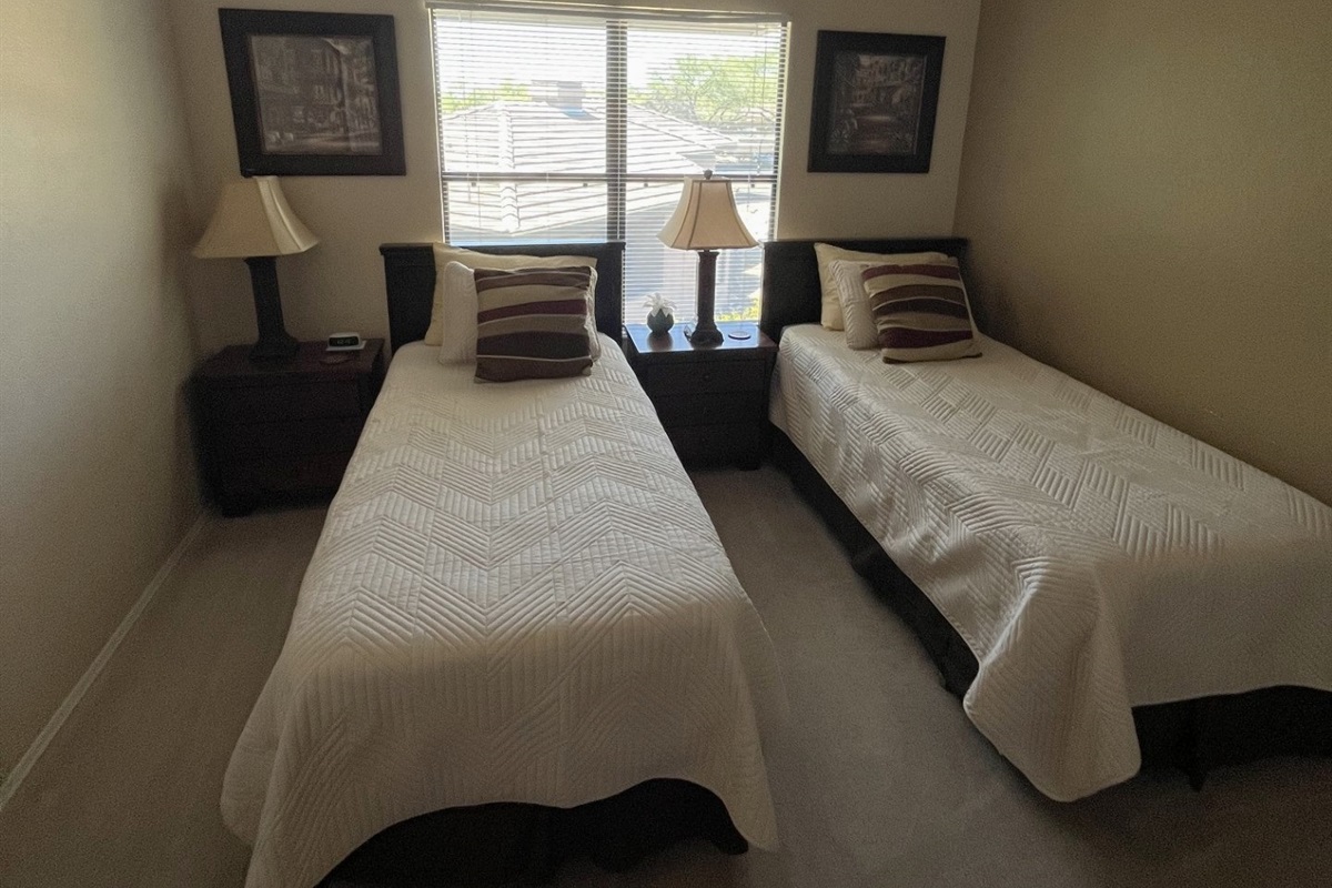Twin beds may be combined to create one king bed