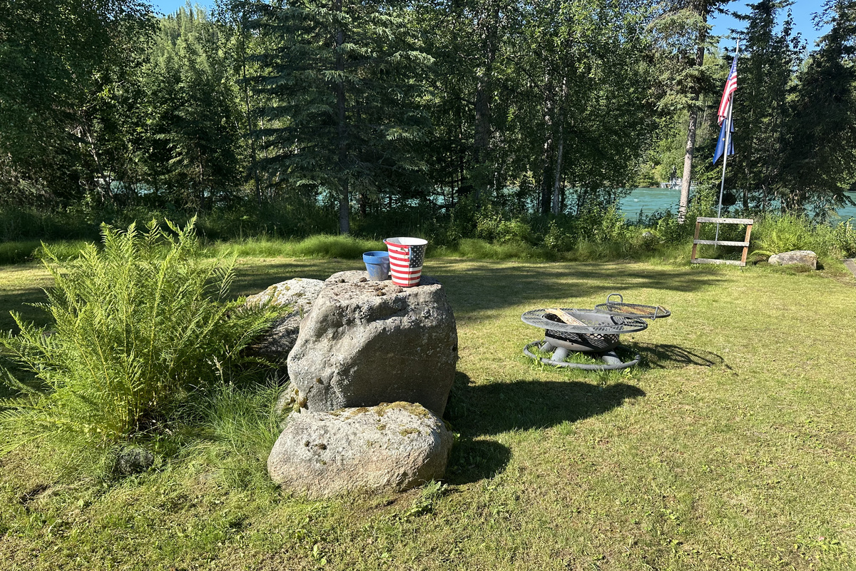 Back Yard and Fire Pit