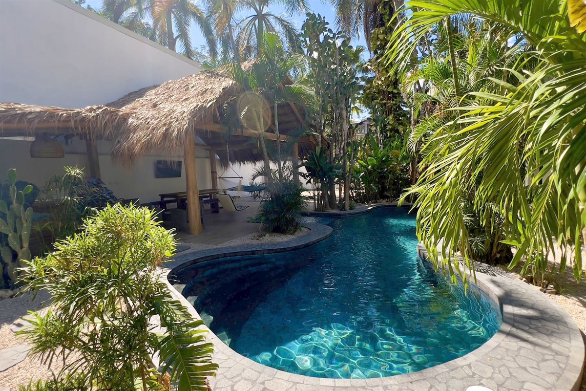 Plenty of shade areas provide respite from the Costa Rican sun. 