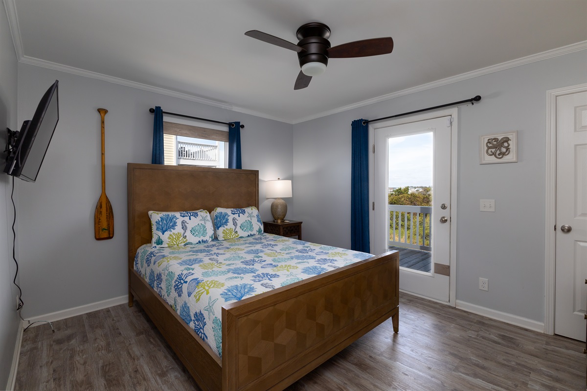 Dream of adventures under the gentle whir of the ceiling fan!