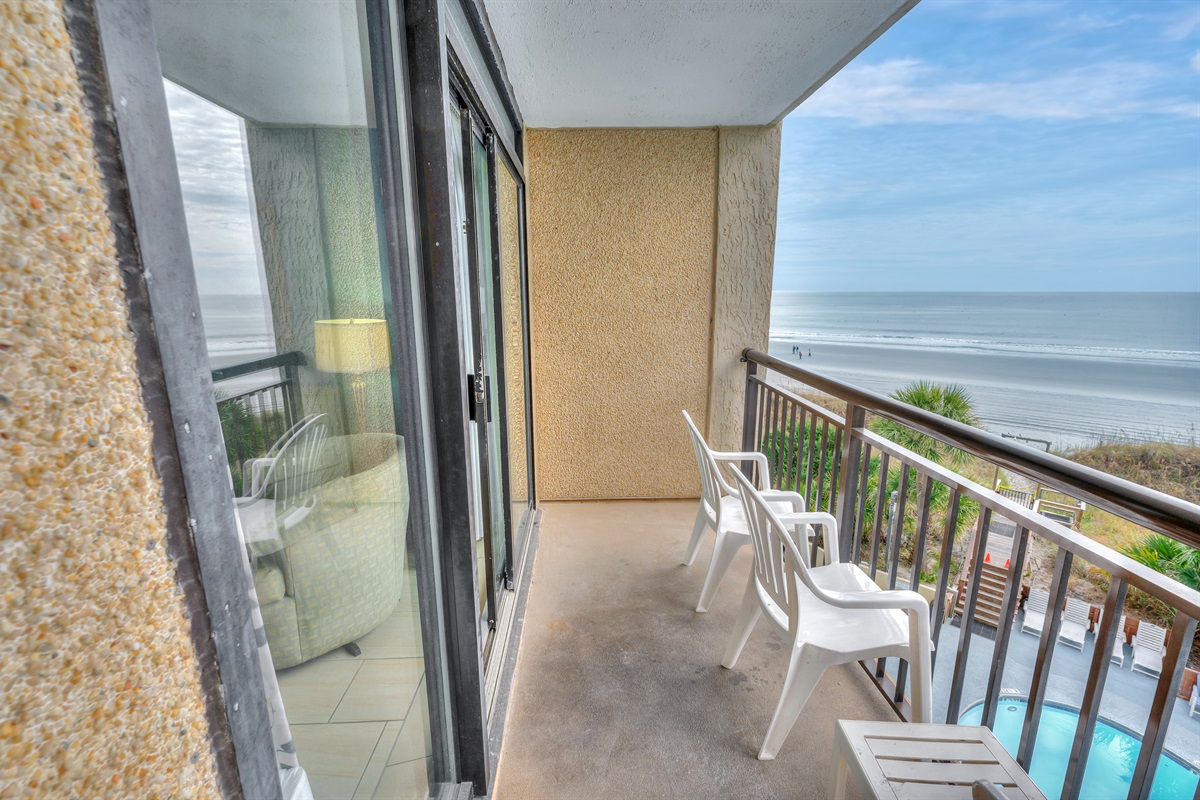 Amazing View from the Balcony!