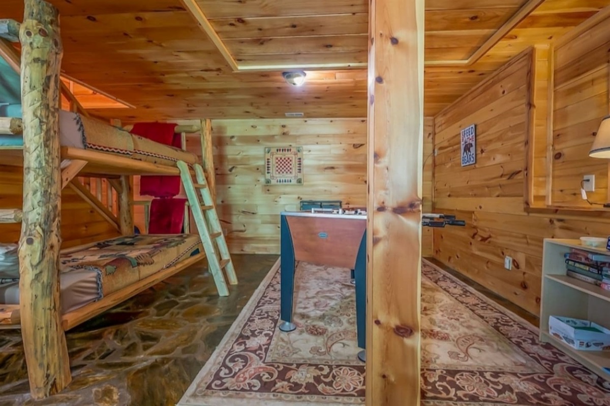Lower level - bunk bed set one