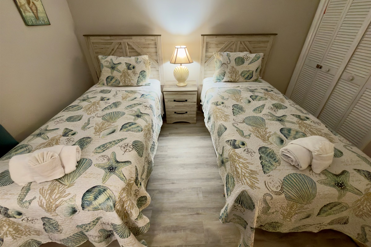 Twin Beds In 3rd Bedroom