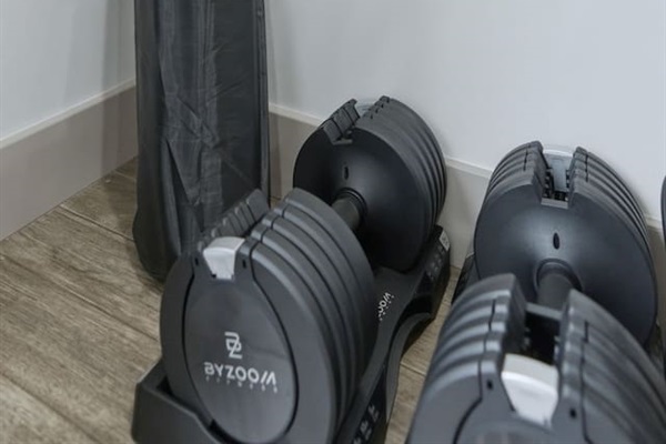 Yoga mat available for stretching, yoga, or light workouts in the comfort of your room.