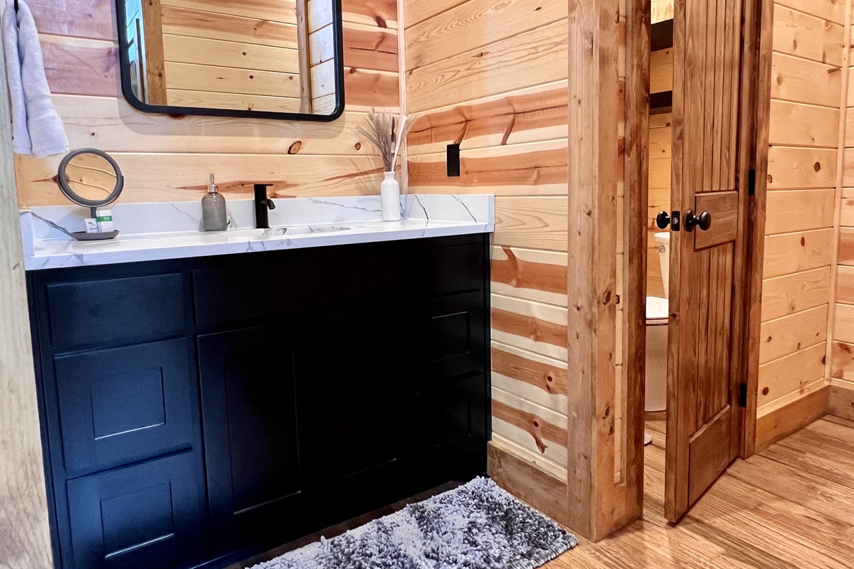 Private bathroom.