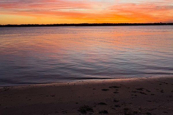 1 block from the river sunsets 