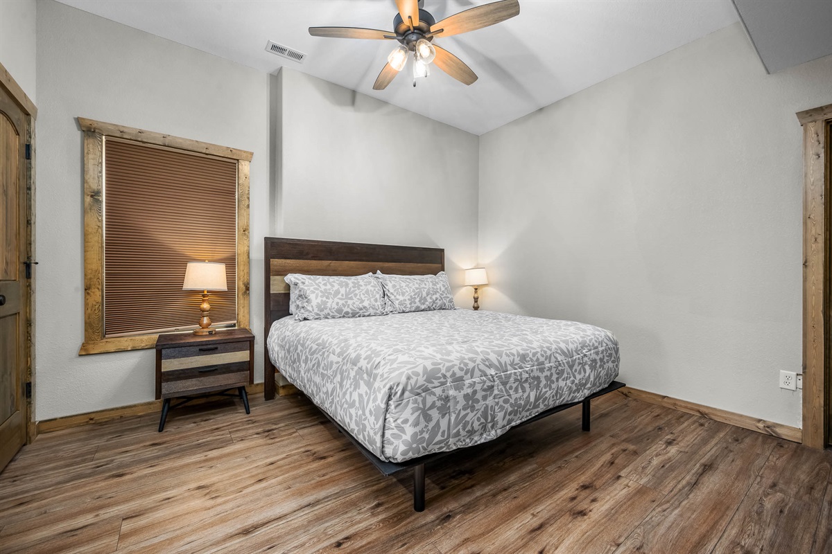 Lower level King bedroom #3 with Jack and Jill bathroom