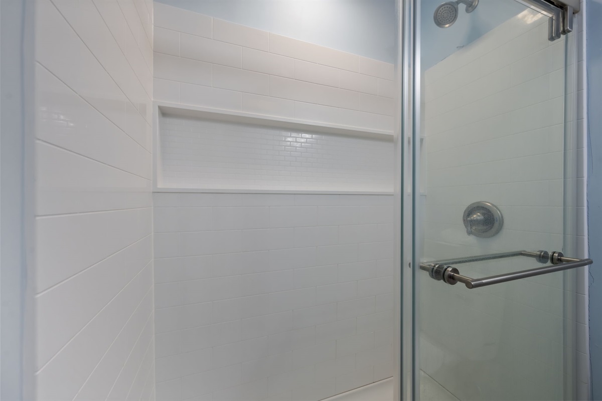 Shower in Master bathroom