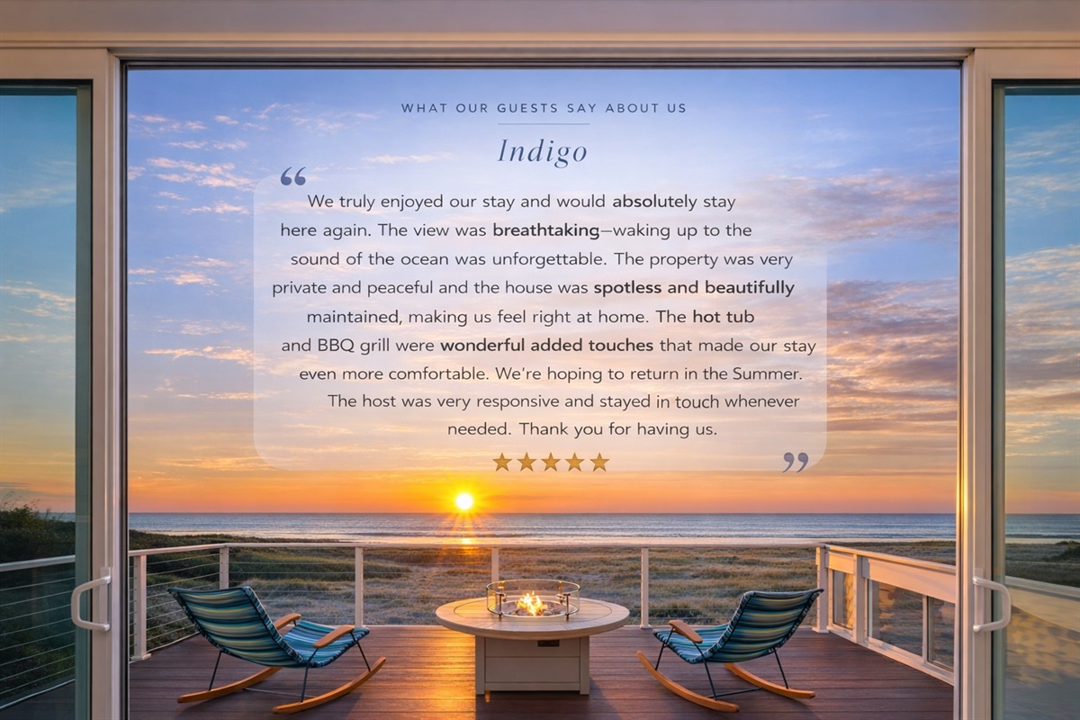Guest love like this means everything to us 🤍
This Everwild Retreats home has earned 100+ five-star reviews — and we’re so grateful for every guest who has stayed with us.