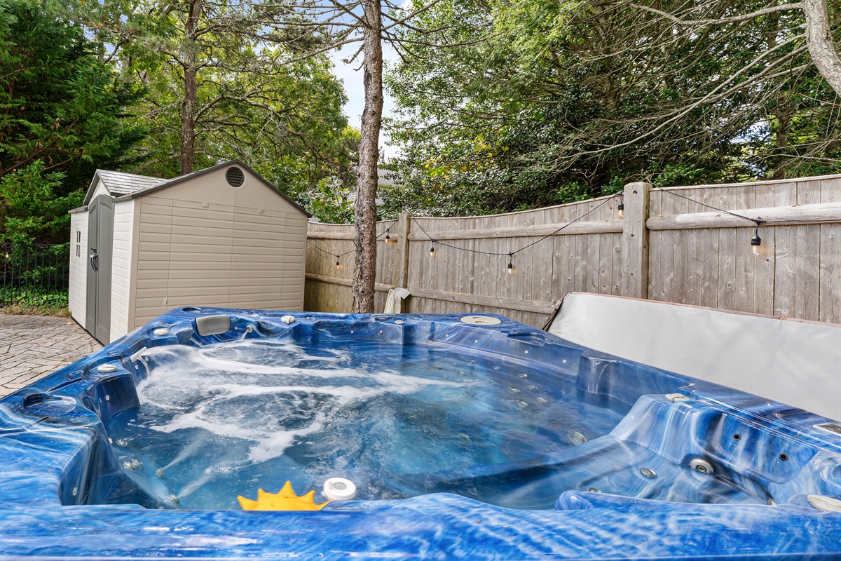 new hot tub is being installed- unavailable until January 2026