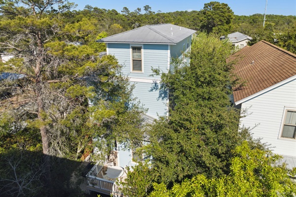Bird's Eye view of Away at A's Coastal Cottage.