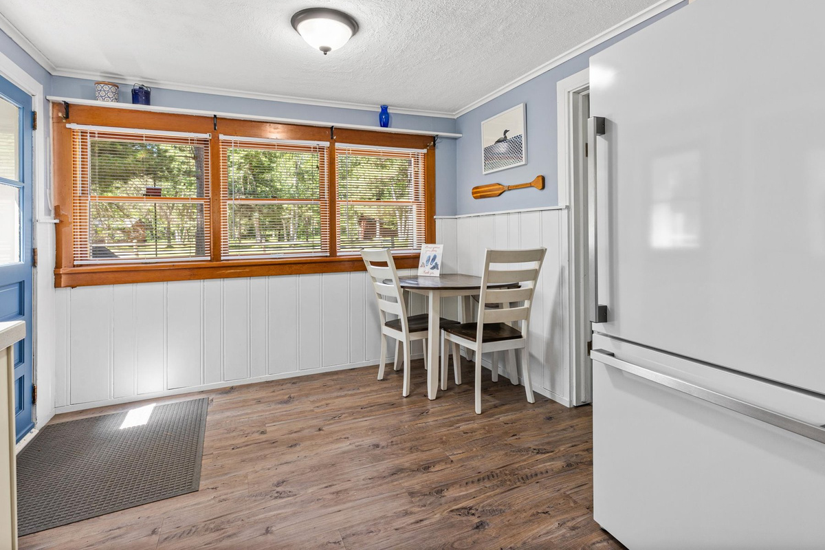 Small table next to kitchen