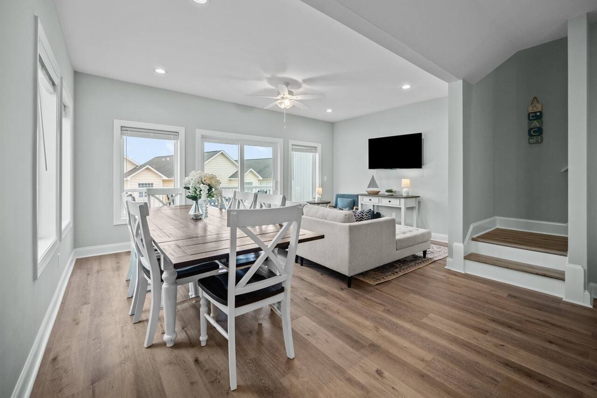 Dining table with 10 chairs