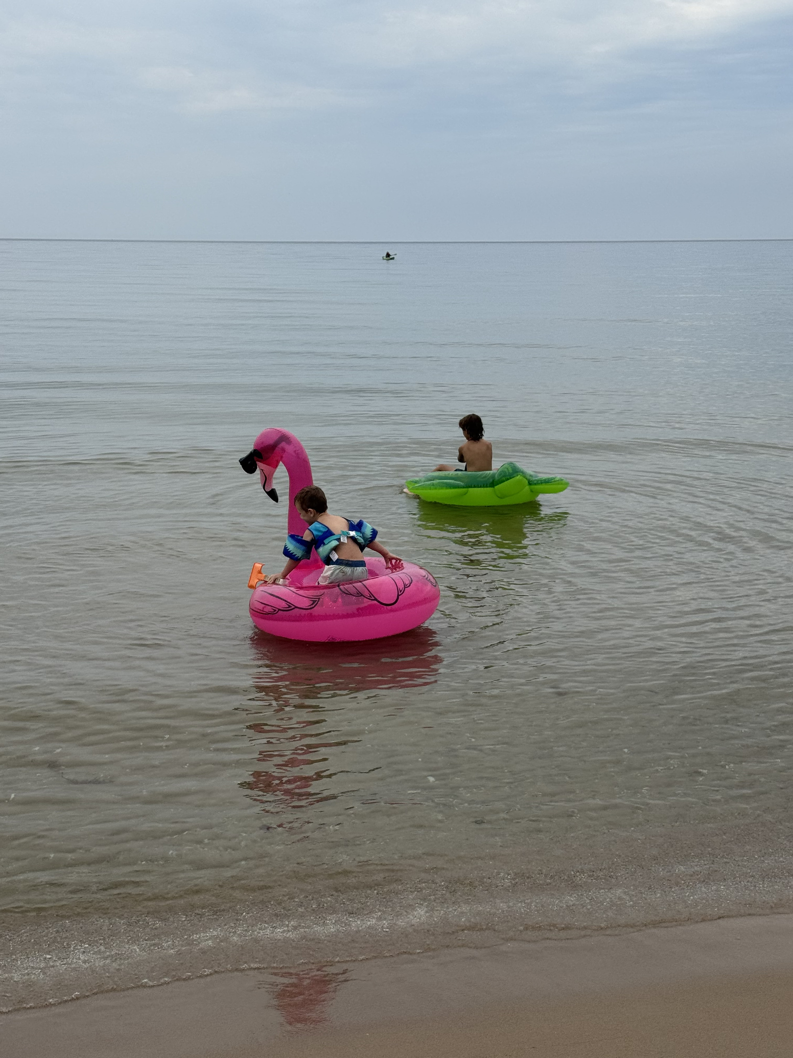 Fun in the water. (Floatables were a guests)