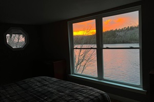 sunset from "the mountains" room