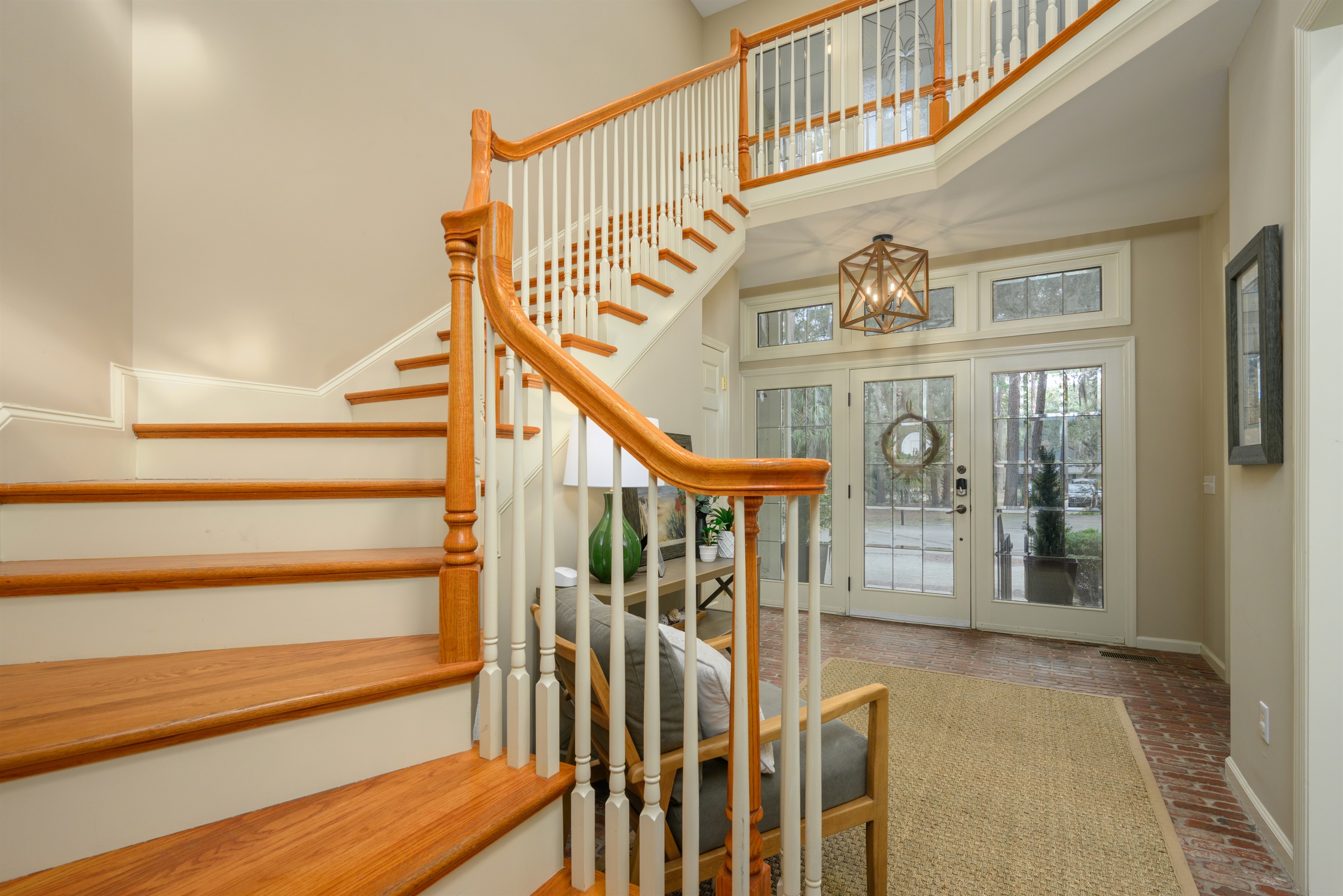Staircase to upstairs bedrooms