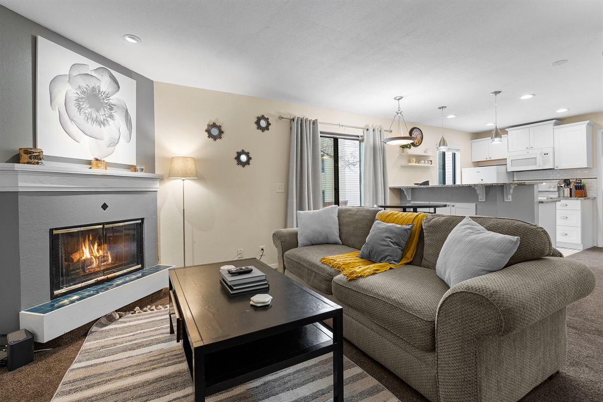 Cozy and comfortable living room space