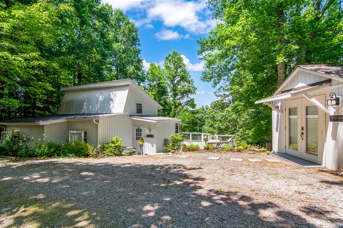 The Main House and the Guest House. You Get Both!
