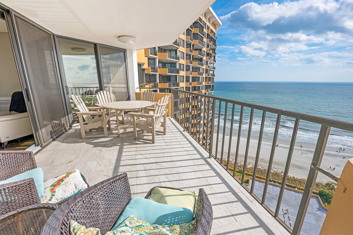 Amazing View from the Balcony!