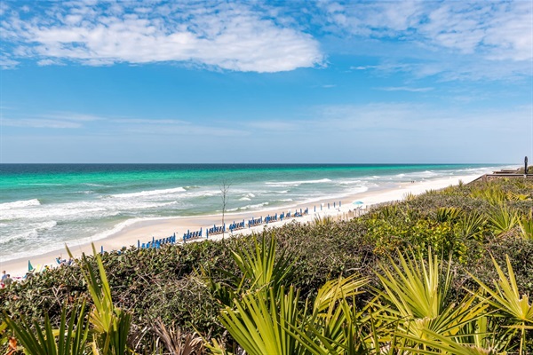 The emerald coast with beautiful fine white sand, clear waters, heaven on Earth! 