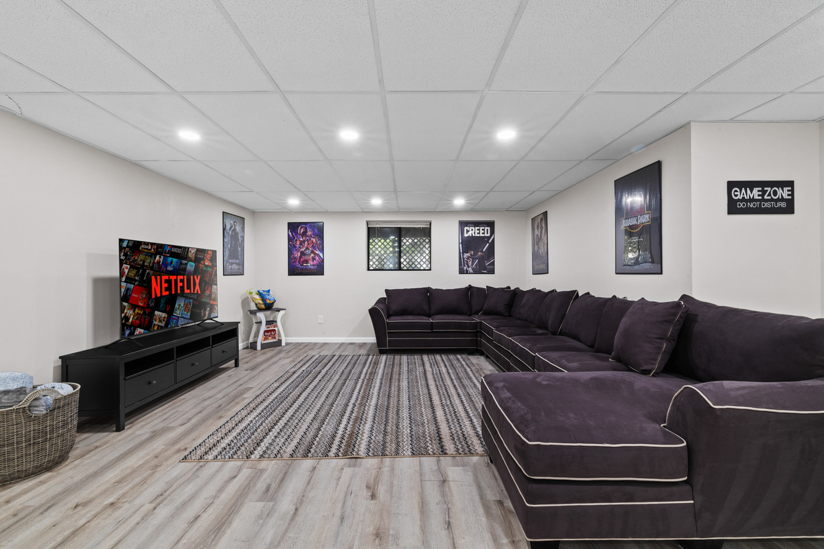 Sink into a comfortable sectional sofa that offers plenty of plush seating for the whole family