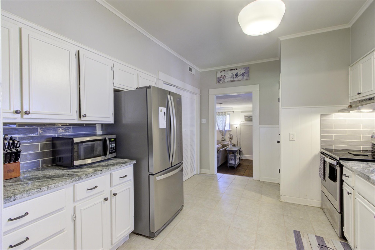 Fully equipped kitchen