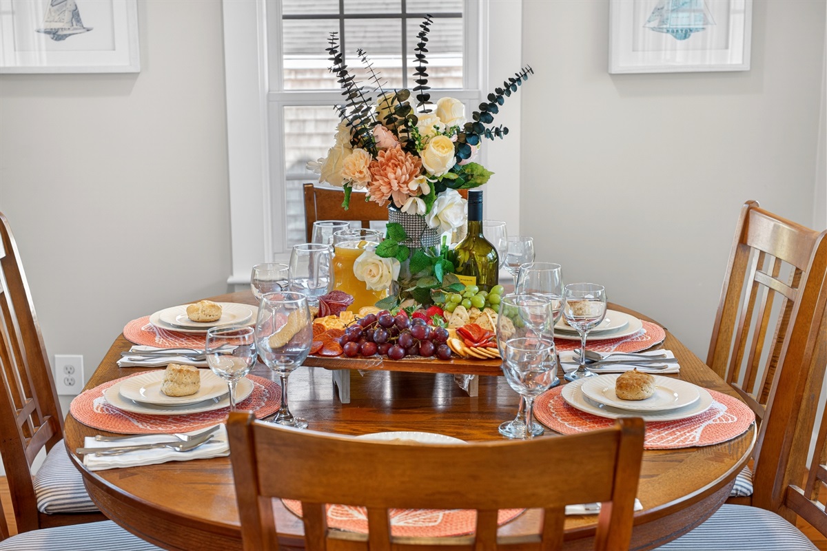 Whether it’s a feast or a casual bite, our welcoming dining space brings people together beautifully!